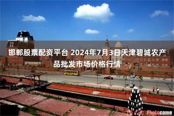 邯郸股票配资平台 2024年7月3日天津碧城农产品批发市场价格行情