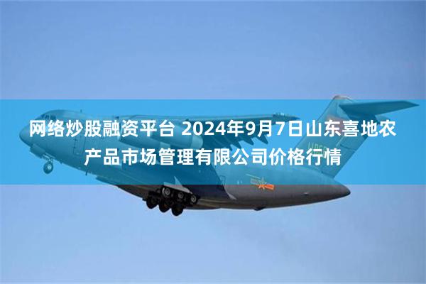 网络炒股融资平台 2024年9月7日山东喜地农产品市场管理有限公司价格行情