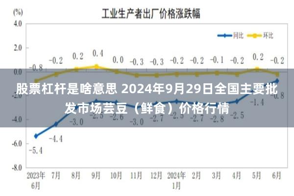 股票杠杆是啥意思 2024年9月29日全国主要批发市场芸豆（鲜食）价格行情